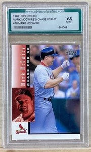 1998 Upper Deck Mark McGwire's Chase For 62 - #19 Mark McGwire - Graded - Picture 1 of 2