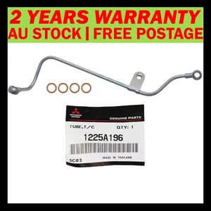 Genuine Turbo Charger Oil Feed Pipe+Gaskets For Mitsubishi Challenger 4D56 2.5L - Picture 1 of 8