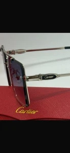 We Have These Mens Silver Prada , Amazing Glasses Along With Box Papers - Picture 1 of 2