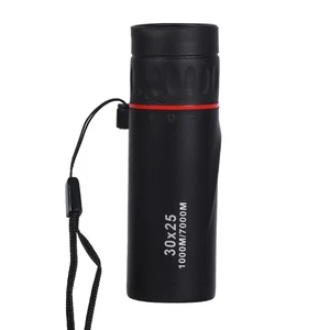 Black 30 X 25 Optical Monocular Focus Telescope Zoomable 7X Outdoor Scope - Picture 1 of 7