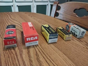 Lot Of 5 Vacuum Tubes RCA, GE & Sylvania In Original Boxes - Picture 1 of 24