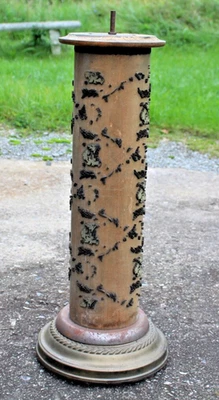 Antique Victorian Wall Paper Pattern Press Cylinder Primitive Wallpaper - Image 1 of 4