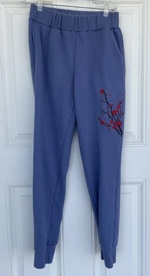 Twice Japanese Cherry Blossom Sweat pants Blue Asian Size L  JYP Official - Image 1 of 4