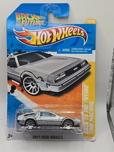 Hot Wheels Back To The Future Time Machine Delorean Gray - 2011 New Models 18/50 - Picture 1 of 6