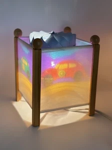 Vintage 90s Girls Aesthetic Bedroom Lamp • Y2K Decor • Spinning 70s Light • NEW - Picture 1 of 5