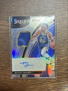 2021-22 Panini Select Moses Moody Golden State Warriors Auto /199 #RJ-MMD - Foto 1 di 24