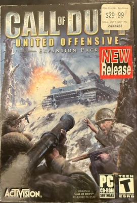 Call of Duty + United Offensive Expansion USED PC Game Box Computer Game *No Key - Image 1 of 4