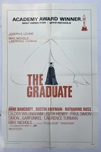 Póster original de la película The Graduate 1972 40" x 27" vintage 72/171 Hoffman Ross - Imagen 1 de 8