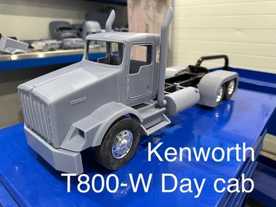 rc tamiya 1/14 truck body parts Kenworth 1:14 T800 W W900 T-680 Lesu Lowboy  - Image 1 of 4