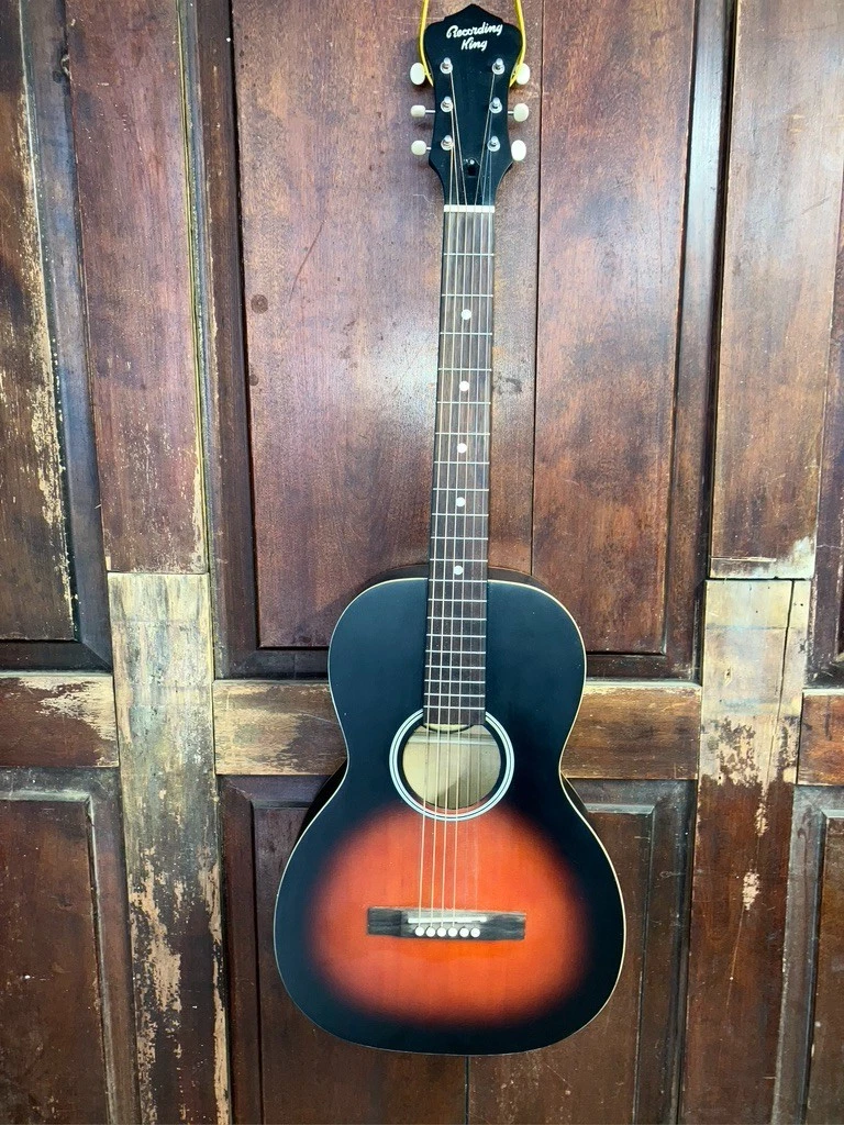 P.U、セミハードケース付き RECORDING KING RO-G6 used P.U