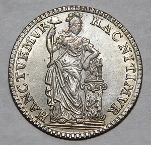 1759 Netherlands Holland 1/4 Quarter Gulden Very Lusturous AU+ -5213- - Picture 1 of 4