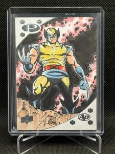 2017 UD Marvel Premier Artist Proof Sketch Card Mitch Ballard Wolverine 1/1 AP - Picture 1 of 2