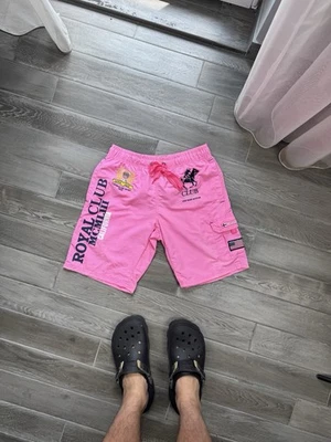 Geographical Norway Men’s Size S Pink Nylon  Shorts - Image 1 of 4