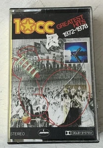 10cc Cassette Album Greatest Hits 1972-1978 7231304 Mercury Great Condition EX - Picture 1 of 5