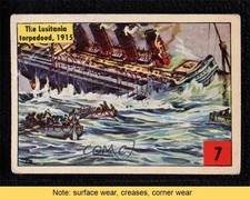 1954 Parkhurst Crash Dive Operation Sea Dog The Lusitiania #7 READ g3e