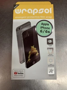 Wrapsol Strongest Protective Film Wrap For Apple Iphone 6/6S - Picture 1 of 5