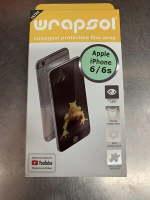 Wrapsol Strongest Protective Film Wrap For Apple Iphone 6/6S - Image 1 of 4