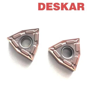 10pcs DESKAR WNMG080404-MQ LF6018 Coated Turning Inserts For Stainless Steel - Picture 1 of 5