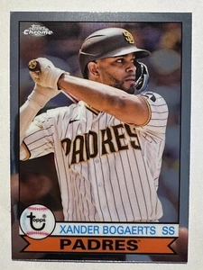 Xander Bogaerts 2023 Topps Chrome Mitchell Ness Lids Exclusive Padres 79-5 - Picture 1 of 2