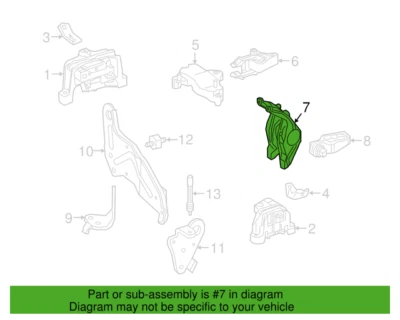 Mercedes Benz GLA45 AMG GLA250 2015-2020 Raer Right Lower Mount 2702230138 — 第 1/3 张图片