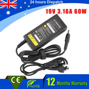 19V 3.16A 60W Laptop AC Adapter For Samsung AD-6019R ADP60ZH-D Battery Charger - Picture 1 of 4
