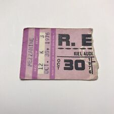 REO Speedwagon Kiel Auditorium MO Concert Ticket Stub Vtg October 30 1976