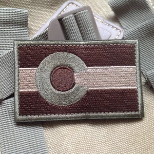 Colorado CO STATE FLAG US USA ARMY TACTICAL MILITARY HOOK PATCH - Picture 1 of 5