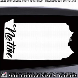 Pennsylvania PA Home Born State Vinyl Decal Sticker SUV Car Truck Window Native - Picture 1 of 4