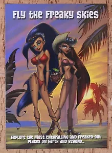 Freaky Flyers PS2 Original 2002 Mock Brochure/Booklet Insert 7" x 10" - Picture 1 of 3