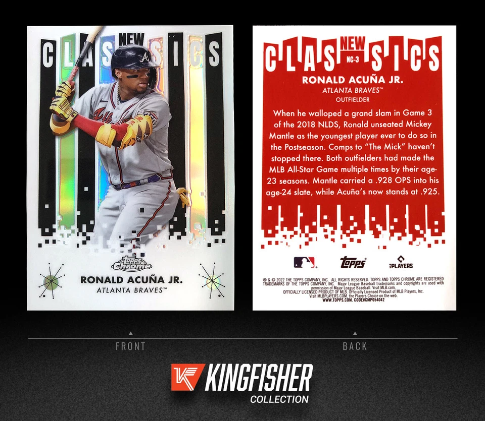 Ronald Acuna Jr. 2022 Topps Chrome New Classics #NC-3 Atlanta Braves - Image 1 of 1