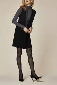 FIORE LOVE AFFAIR FLORALE MOTIVE STRUMPFHOSE STRUMPFHOSE FARBE SCHWARZ 3 GRÖßEN - Bild 1 von 6