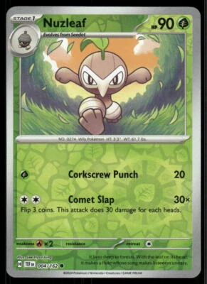 SV05: Temporal Forces #004/162 Nuzleaf - Image 1 of 2