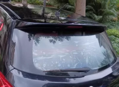 Rear Roof Window Spoiler Lip For 2007-2012 Nissan Versa Hatchback Glossy Black - Image 1 of 4