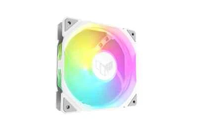 ASUS TUF Gaming TR120 ARGB Single Pack Regular White Edition 120mm Fans - Image 1 of 4