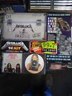 metallica lot promo poster stickers flat + free live 1992 Germany rare 🔥🔥🔥
