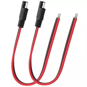 14AWG 1 Feet 2 PCS SAE Connector Quick Disconnect Plug Extension Cable, SAE Exte - Picture 1 of 6