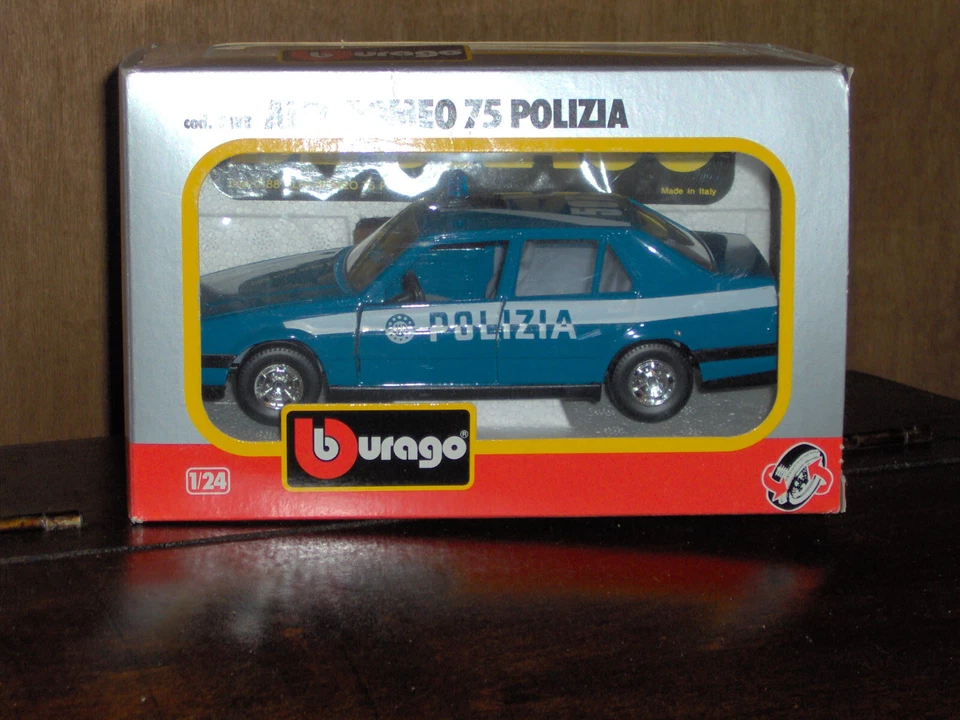 Alfa Romeo 75 Polizia Bburago 1:24 - Immagine 1 di 1