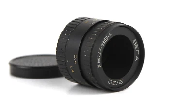 Soviet VEGA-73 lomo 2/20mm USSR Openar Tevidon Movie lens M25 C-mount - Image 1 of 4