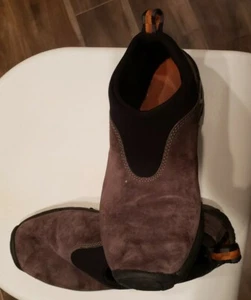 Merrell "Orbit Moc" kadettenbraune Wildleder-Dschungel-Halbschuhe Damengröße 9 - Bild 1 von 8