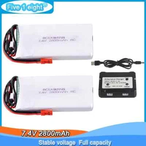 RadioLink RC8X 8CH Transmitter Lipo Akku 7,4 V 2800mAh für RC6GS 4GS Waffenradio - Bild 1 von 6