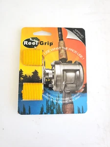 Reel Grips Slip on Reel Handle Grip Covers - Yellow - For Fishing Reels - Picture 1 of 1