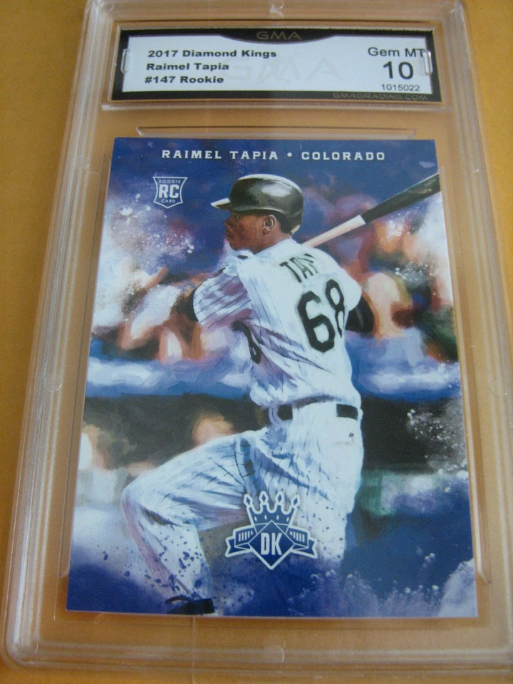 RAIMEL TAPIA ROCKIES 2017 DIAMOND KINGS ROOKIE RC # 147 GRADED 10 L@@@K - Image 1 of 1