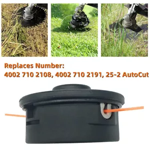 Cabezal de recortadora para Stihl Autocut 25-2 40027102191 40027139608, 10x rosca de 1,0 mm EE. UU. - Imagen 1 de 11