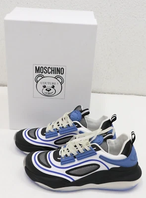 Zapatillas deportivas Moschino Teddy Run elásticas para hombre talla IT 41/US 8 Foto 1 de 4