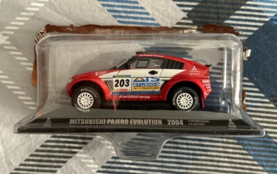 Modellino Mitsubishi Pajero Evolution Dakar 2004 S. Peterhansel 1/43 - Immagine 1 di 4