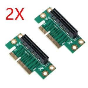2X PCI Express PCI-E4X Adapter Karta 90 stopni Adapter do serwera 1U / 2U - Zdjęcie 1 z 10