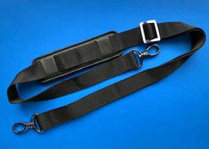 EXCELLENT! Classic Neck /Shoulder Camera Strap Padded, Black ( L 125 xW 2.5cm ) - Picture 1 of 6