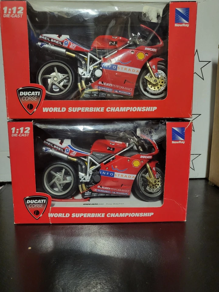 Modellini Moto Ducati 998 Troy Bayliss 1 : 12 Ducati Hero Team Ducati - Infostra - Immagine 1 di 4