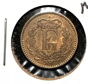 Danimarca 1857 1/2 abilità rigsmont KM 767 Unc Altona nuovo di zecca - Foto 1 di 2