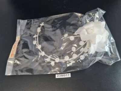 Hochzeitsschmuck Kopfschmuck Kamm VEB Kunstblume Sebnitz DDR 367664 #23M017 - Bild 1 von 4